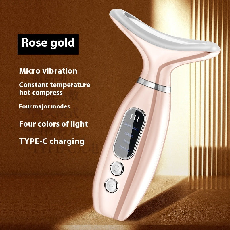 Neck Beauty Color Light V Face Massager