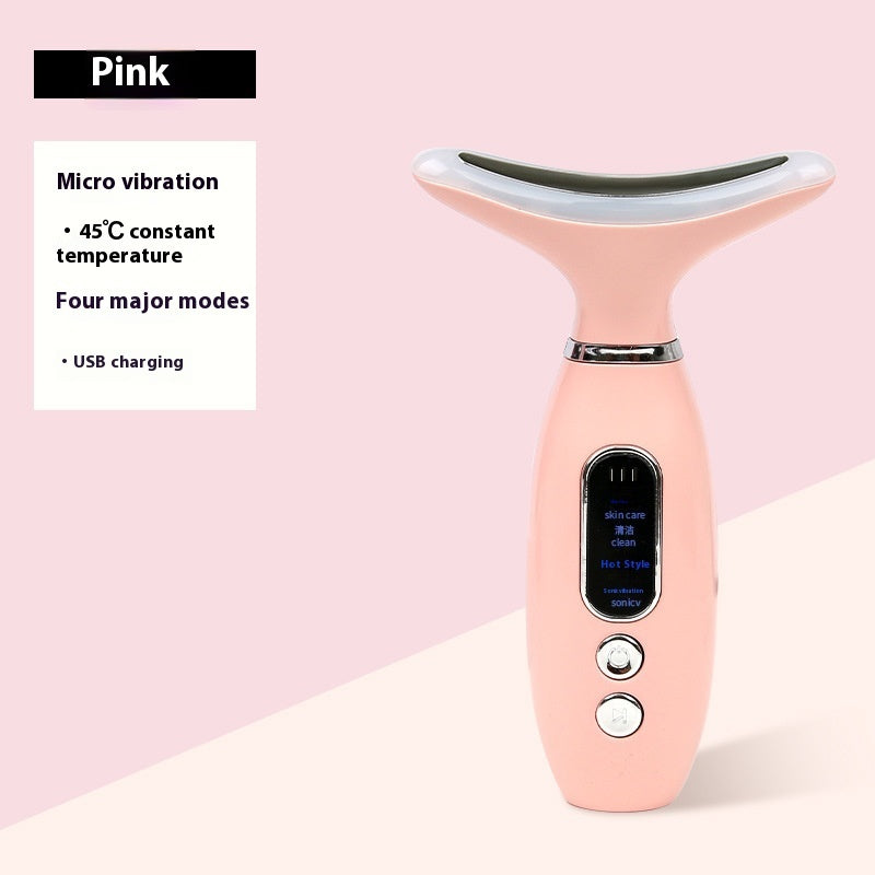 Neck Beauty Color Light V Face Massager