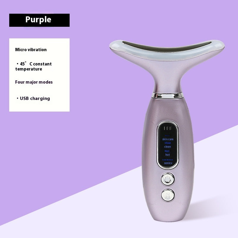 Neck Beauty Color Light V Face Massager
